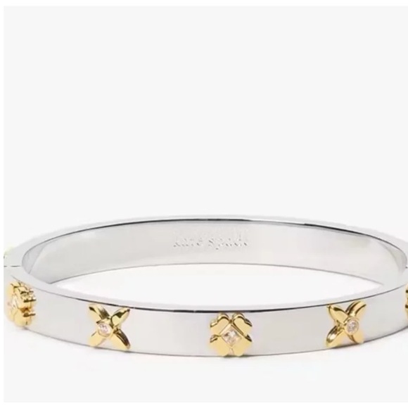 $128 Kate Spade Heritage Bloom Hinged Bangle - Picture 5 of 7